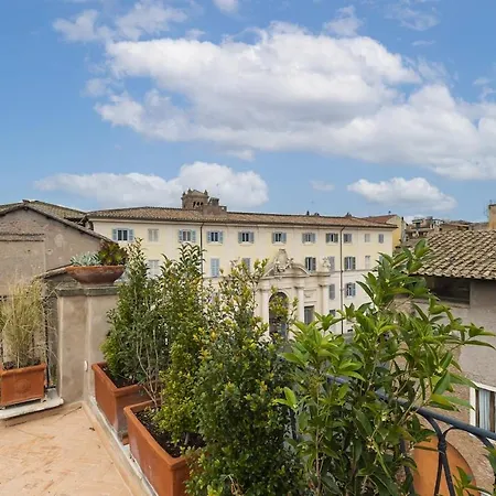 Trastevere Luxury Panoramic Terrace 아파트 로마