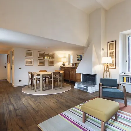 Trastevere Luxury Panoramic Terrace 아파트 로마