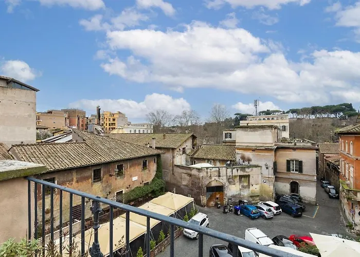 Trastevere Luxury Panoramic Terrace Rzym