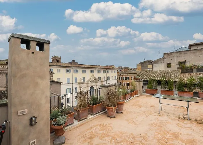 Trastevere Luxury Panoramic Terrace Apartament